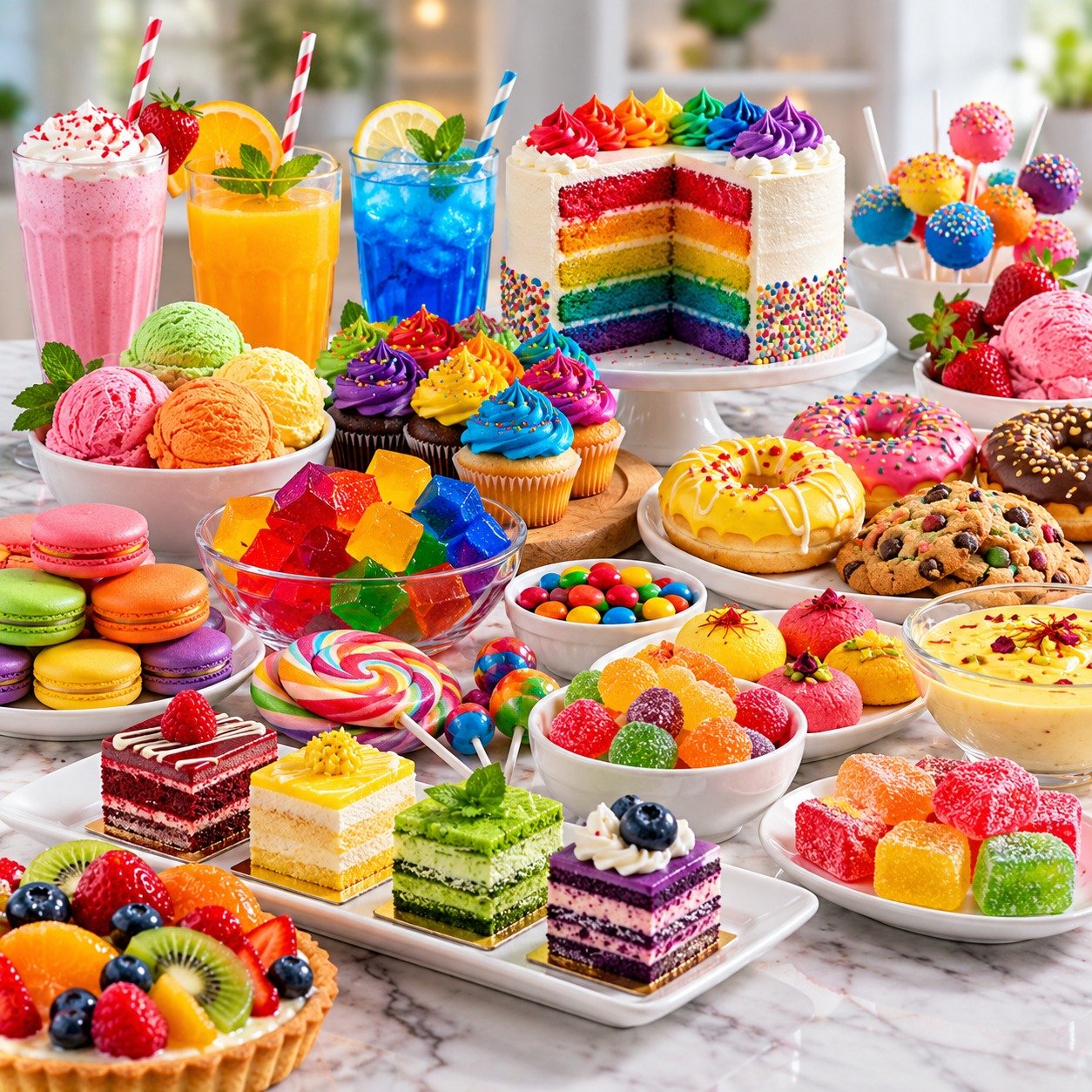 Premium food colors for cakes, candies and sweets